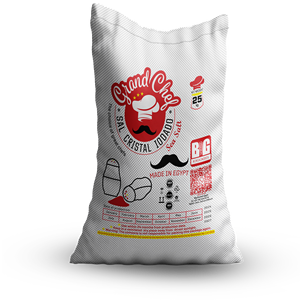 Grand Chef Sel de mer raffiné de 25kg | Qualité alimentaire iodée | Origine égyptienne | Sacs et sachets en vrac | Normes mondiales - Product Image 6