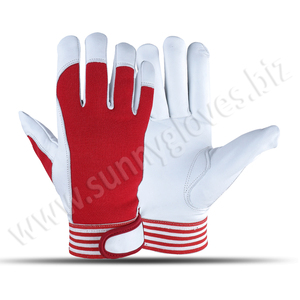 Gants de sécurité de travail en cuir oem, vente en gros - Product Image 6
