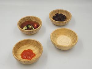 High Quality Eco-Friendly <b>Bamboo</b> <b>Bowl</b> Natural Minimalist Wood Handicraft Vietnam D9H4 cm Camping OEM/ODM Huhipro - Product Image 4