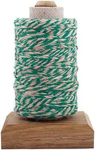 Soporte de hilo de lino de madera de roble oscuro, 3-1/8 pulgadas x 3-1/8 pulgadas x 5-1/2 pulgadas, soporte de madera para hilos y lanas - Product Image 6