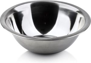 Bol de service rond en métal argenté de haute qualité avec poignées décoratives, idéal pour la décoration, les salades et les fruits. - Product Image 4