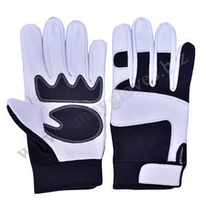 Personalizar mano protectora coche conducción construcción trabajo guantes de cuero/guantes de trabajo maquinista/vaca split guantes mecánicos - Product Image 4