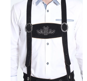Lederhosen แบล็คฟอเรสต์ผู้ชายบาวาเรีย lederhosen ตามสั่งผลิตจากเยอรมัน - Product Image 5