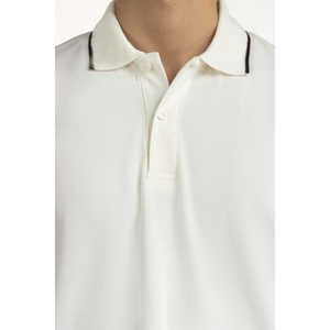 Polo brodé coupe classique, technique, de haute qualité, en Spandex respirant, infroissable, options coupe ajustée ou ample, couleur unie - Product Image 6