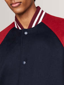 Veste matelassée pour homme de haute qualité sur mesure OEM, style bomber en toile, style baseball, pour se tenir au chaud - Product Image 5