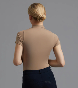 Haut d'équitation confortable pour femmes, tissu extensible athlétique, évacuation de l'humidité, respirant, léger, haut de performance - Product Image 3