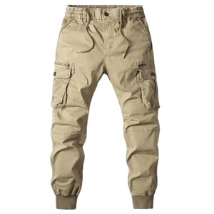 Pantalones Jogger Cargo Casuales para Hombre, Cintura Alta, con Cordón, Bolsillos, Diseño Ligero - Product Image 1
