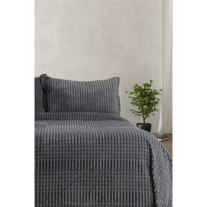 ชุดผ้าห่มสีแอนทราไซต์ 3 ชิ้น โมเดิร์นไลน์ - Product Image 3