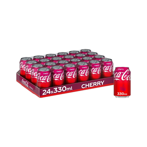 Coca-Cola Cherry Soda 12oz (355ml) sans caféine, lot de 24 canettes - Product Image 6
