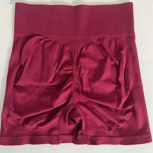 Pantalon de fitness pour femmes Offre Spéciale sans couture fileté Scrunch Yoga Shorts sport course antichoc Leggings - Product Image 4