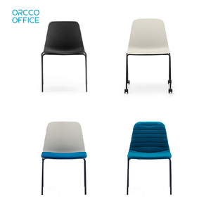Hotel restaurant <strong>canteen</strong> school classroom Library study room cushion PP plastic steel metal frame reading room Library <strong>chair</strong>