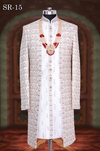 งานฝีมือ ZARDOSI บนเชอร์วานีกับ DHOTI SALWAR สำหรับชุดปาร์ตี้/ชุดแต่งงาน @ 2023 - Product Image 6