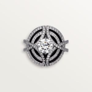 VVS Lab Grown Anillo de compromiso 18K Oro blanco Lab Diamond Wedding 925 Anillo de plata IGI Certified VVS Diamond Ring para mujer - Product Image 5