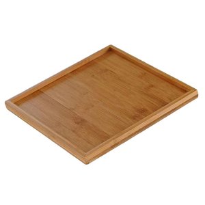 Plateau de service en bois massif personnalisé de haute qualité Plateau carré de style moderne de plusieurs tailles de grossiste indien - Product Image 5