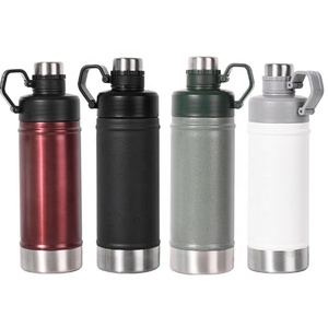 SilverJet Stainless Steel Water Bottle 500ml 750ml Vacuum Insulated Keep Warm Cold Portable Outdoor Sports <b>Flask</b> - Product Image 2