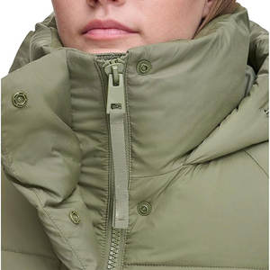 แจ็คเก็ตขนเป็ดสไตล์วินเทจสำหรับผู้ชายเสื้อโค้ทผ้าเดนิมแวววาวคอตั้งโลโก้ด้านหน้าสำหรับฤดูหนาวแบบมืออาชีพ - Product Image 3