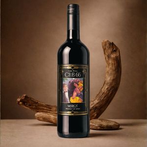 Vino Rosso Merlot Club 66, 100% Merlot, 13,5% ABV, Vino Rosso Spagnolo 750ml - Product Image 2