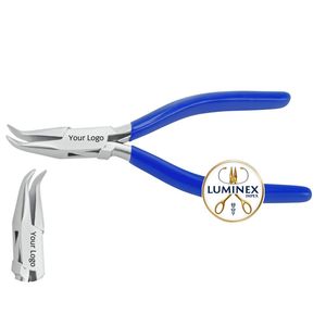 Source Manufacturer Bent Flat Nose <b>Pliers</b> Stainless Steel For Jewelry Making Custom Tools Maker Bent Nose <b>Pliers</b> ( orange ) - Product Image 5