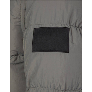Oem-chaqueta acolchada con capucha para hombre, chaqueta acolchada de burbujas con tres bolsillos, color naranja, para invierno - Product Image 4