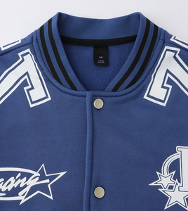 Chaqueta universitaria personalizada de lana y cuero para hombre, fabricante OEM y ODM, ropa de abrigo estilo Letterman universitario, suministro de uniforme de equipo a granel - Product Image 3