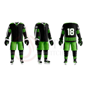 Uniformes de Hockey sur glace légers et de haute qualité, Logo personnalisé, nouveau Design, uniformes de Hockey sur glace confortables, 100% - Product Image 4