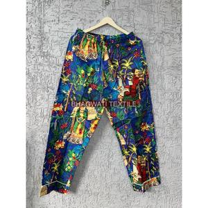 ชุดนอนผ้าฝ้ายออร์แกนิคของผู้หญิงแบบอินเดียชุดนอนเสื้อเชิ้ตกางเกงใส่นอนผ้านิ่มพิเศษระบายอากาศได้ดีพิมพ์ลายดอกไม้สำหรับฤดูร้อน - Product Image 4