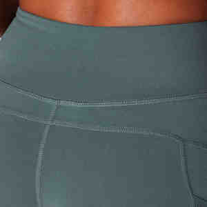 Leggings de Yoga de Cintura Alta para Mujer, Spandex/Nailon, Transpirables, Color Sólido, Logotipo Personalizado (Pata Izquierda), Alta Calidad - Product Image 6