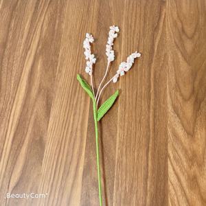 Bouquet de fleurs artificielles réalistes au crochet, fausses tiges de Smartweed pour arrangements floraux à la maison, mariage ou fête - Product Image 6