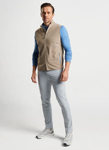 เสื้อกั๊กซิประบายอากาศสำหรับผู้ชายเสื้อแจ็กเก็ตกอล์ฟผ้าใบปักโลโก้ได้ตามต้องการสำหรับฤดูหนาว - Product Image 2