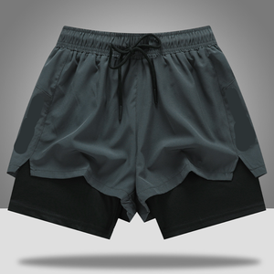 Short d'entraînement sportif pour hommes de haute qualité Nouveau design Bermuda motif confort solide avec ceinture élastique personnalisable - Product Image 1