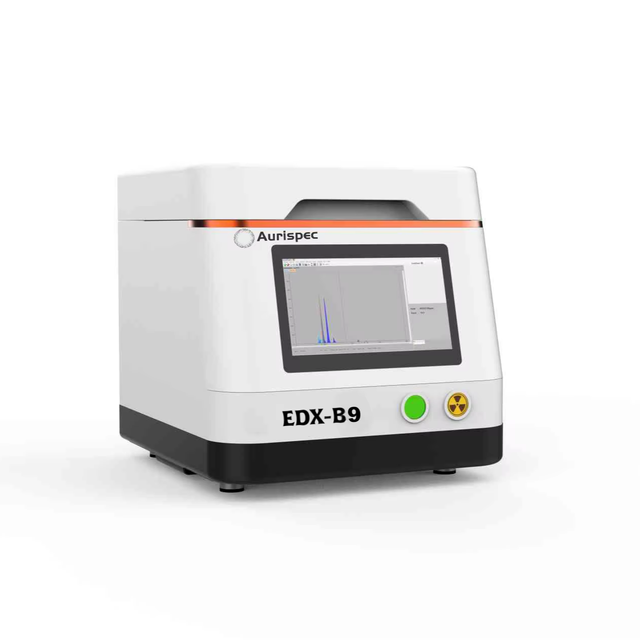 New Arrival Aurispec Benchtop XRF Gold Testing Machine EDX-B9 with 10.1" Touch Screen & CE Certified for Jewelry Shop Showroom