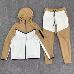 Ensemble de vêtements de sport avec logo personnalisé, ensemble de pantalons de jogging multicolores, sweats à capuche de gymnastique respirants, survêtements grande taille pour hommes et adultes - Product Image 6