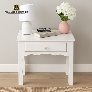 บริการ OEM และ ODM สำหรับ nightstand ไม้และสีขาวจากผู้ผลิต - Product Image 1