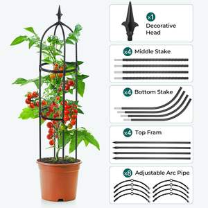 Plant Trellis Sturdy Plastic Climbing Plants Support <b>Frame</b> - Product Image 4