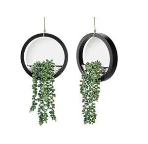 Nuevas macetas antiguas de forma redonda, macetas colgantes, accesorios de artículos de jardín, macetas de Metal de Calidad exclusiva con cadena colgante - Product Image 3