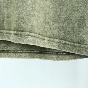 Haute qualité lavé à l'acide t-shirts hommes été 230 GSM surdimensionné blanc personnalisé graphique Vintage t-shirt 100% coton stock - Product Image 5