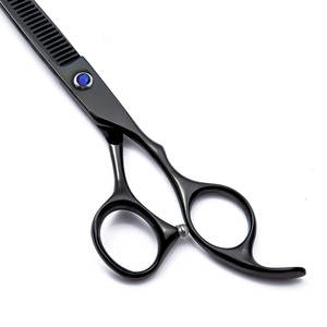 Tijeras de adelgazamiento de acero inoxidable de Color personalizadas de alta calidad para uso en salón portátil profesional con servicio OEM - Product Image 4