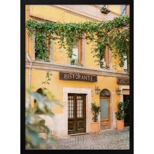 Impresión artística en lienzo del restaurante Trastevere en Roma - Product Image 2