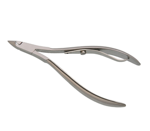 Professional Stainless Steel Cuticle Nipper 10 cm, Lap Joint, S/Spring Flat Blade Sharp Tip <b>Nail</b> <b>Tool</b> for Adults Finger - Product Image 4