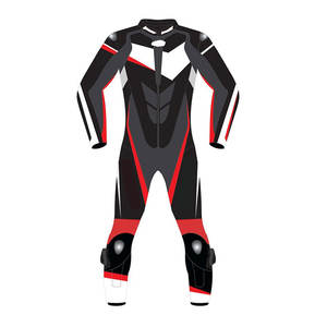 Combinaison de motocross pour hommes imprimée respirante sur mesure en cuir avec couleurs et logo personnalisés Vêtements de course de moto confortables - Product Image 2