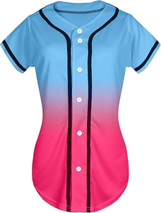 Conjuntos de Camisetas de Softbol Personalizadas con Impresión por Transferencia de Calor de Cuerpo Completo, 100% Poliéster, Transpirables, de Secado Rápido, Uniformes Hechos a Medida para Jugadores - Product Image 6