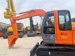 Excavatrice sur chenilles d'occasion Zaxis 75US 7Tonnes haute efficacité moteur Performance d'origine Hitachi ZX75/ZX70 d'occasion bon marché - Product Image 4