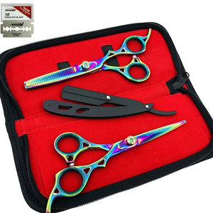 Ciseaux à effiler de qualité supérieure en acier inoxydable pour la coupe de cheveux, pour barbiers professionnels et salons de coiffure - Product Image 3