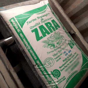 Harina de trigo con alto contenido de gluten Zara, bolsas de 50kg y 25kg, proceso de molienda de grado superior, certificado ISO/HALAL, Egipto, multiusos, precio al por mayor - Product Image 1