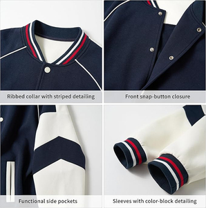 Veste de sport pour homme, design personnalisé, logo frontal imperméable, veste d'hiver en laine sur mesure - Product Image 3