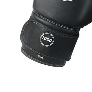 Guantes de Boxeo Profesionales, Alta Transpirabilidad, Cierre de Velcro, Tamaños Personalizables, Cuero Genuino, Estilo Liso, Longitud Opera - Product Image 5