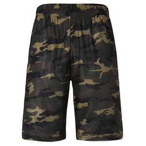 Pantalones Cortos de Baloncesto de Malla con Estampado de Camuflaje, Transpirables y Elásticos, con Logotipo Personalizado, de Poliéster, para Hombre, para Entrenamiento y Juegos - Product Image 2