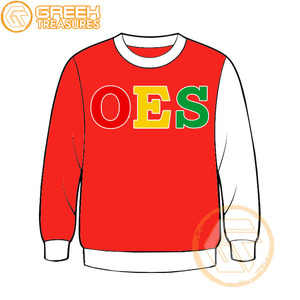 Commande personnalisée de l'étoile de l'Est sweat-shirt brodé en molleton de coton pull de haute qualité vêtements grecs OES sweat-shirts - Product Image 3