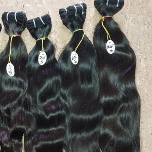 Unprocessed Body Wave Remy Grade Human Hair Extensions Raw Indian Hair <b>Weaving</b> <b>Machine</b> Double Weft Bundles - Product Image 4