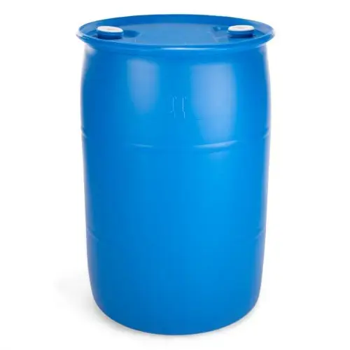 120 litros 33 galões tambor plástico tambor HDPE Open Top Tambor Plástico Azul